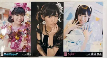 AKB48 와타나베 마유 린넨 브로마이드 3장 세트