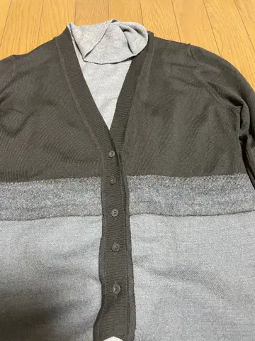 CIVIDINI 니트 가디건 다크 브라운 그레이