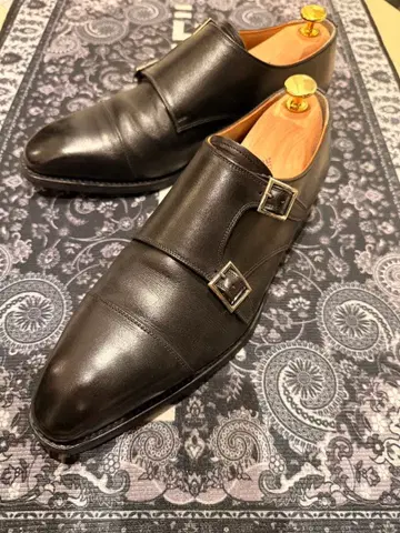 이세탄 구매 스코치 그레인 더블 몽크 스트랩 스트레이트 팁 0490