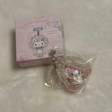 산리오 마이멜로디 화이트 프릴 시크릿 스트랩
