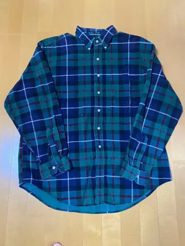 80s 빈티지 L.L.Bean 코듀로이 버튼다운 셔츠