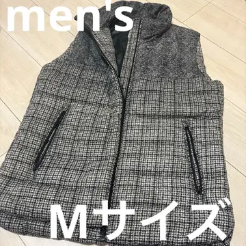 미사용 새상품 자택 보관 남성용 그레이 계열 충전솜 베스트 M 사이즈