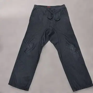 Johnbull 사루엘 팬츠 블랙 코듀로이 워크