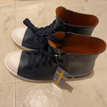 moz 네이비 하이컷 레인 신발 L 미사용 새상품 네이비 모즈