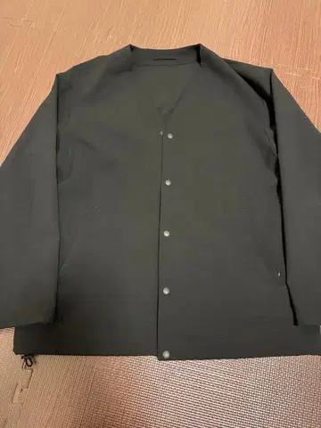 FREE LITCH 블랙 노카라 자켓