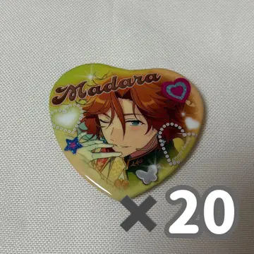 앙스타 미케지마 마다라 GIRA 데코 하트 캔뱃지 20개