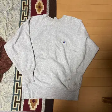 챔피온 리버스 위브 맨투맨 90s 자수 택 그레이 XL 사이즈