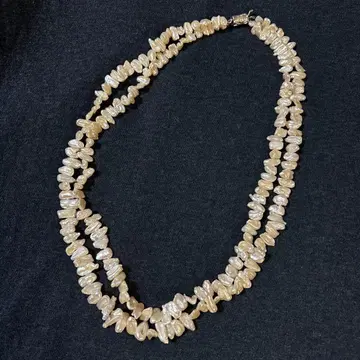 양귀비 펄 목걸이