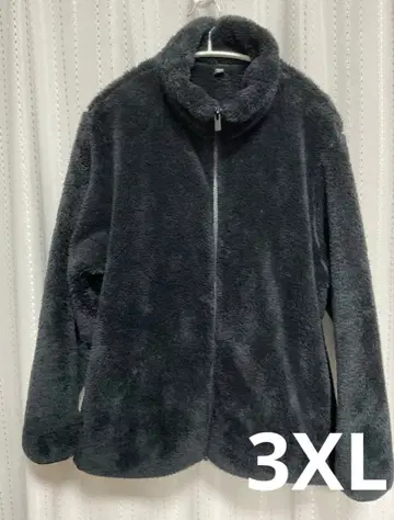 UNIQLO 퍼 리프 플리스 풀집업 자켓 3XL 빅 사이즈