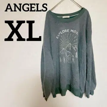 득템 즉시 구매 OK ANGELS 그린 녹색 맨투맨 1X LL