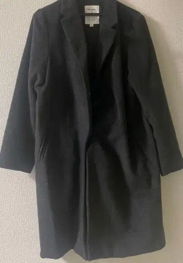 니코앤드 짙은 그레이 롱 코트 nico and -