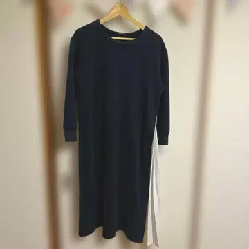 블랙 롱 티셔츠 원피스