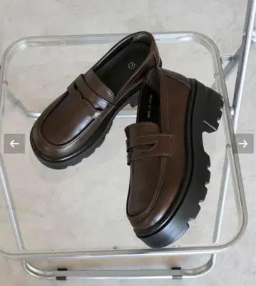 VIVIAN 심플 로퍼 다크 브라운 M