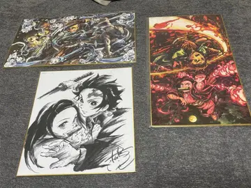 귀멸의 칼날 DVD Blu-ray 구매 혜택 비주얼 색지 보드