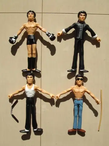 브루스 리 가동 피규어 4체 세트