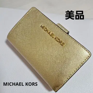 MICHAEL KORS 골드 지갑 / 카드 홀더 코인 수납