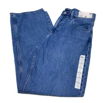 UNIQLO 와이드 스트레이트 청바지 블루 29