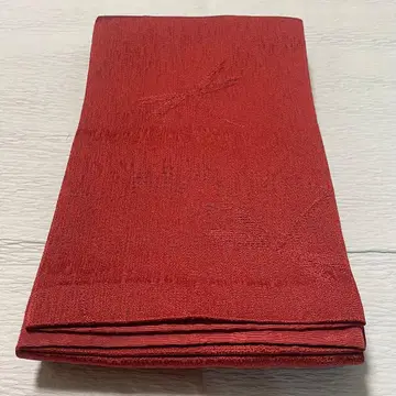 잠자리 무늬 [ 반폭 오비 ] 빨간색 화학 섬유 111408