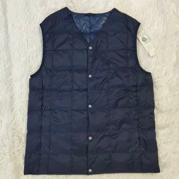 택 포함 새상품 이카 타이온 다운 베스트 S 네이비