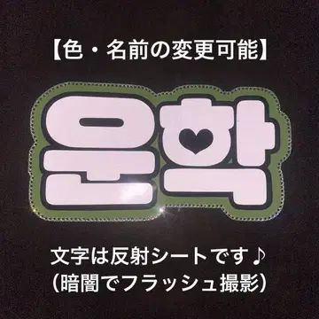 네임보드 BOYNEXTDOOR 보넥 보넥도 운학 네임보 반사 시트