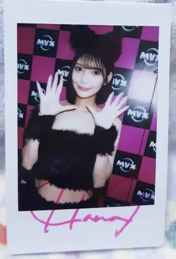 초절정 레어 이벤트 한정품 쿠라키 하나 친필 사인 폴라로이드 1