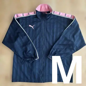 PUMA 스포츠 웨어 저리 자켓 네이비 핑크 골프