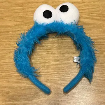 USJ 머리띠 쿠키 몬스터 블루 새상품급