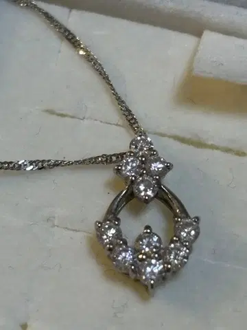 [ 최종 가격 ] 플라티나 다이아몬드 목걸이 탑