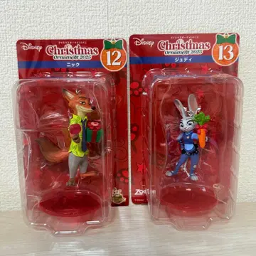 해피 복권 디즈니 크리스마스 오너먼트 주토피아 닉 주디