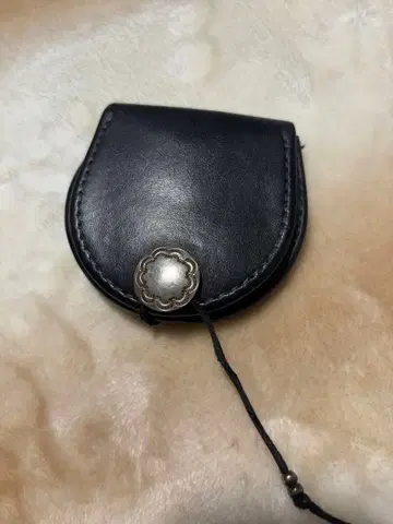 고로즈 타가네 스탬프 네이비 부착 코인 케이스 지갑