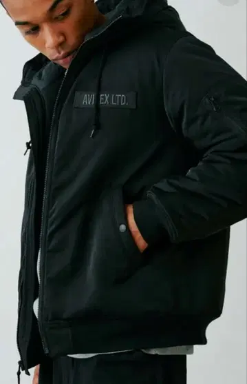 아브렉스 후디 자켓 블랙 L