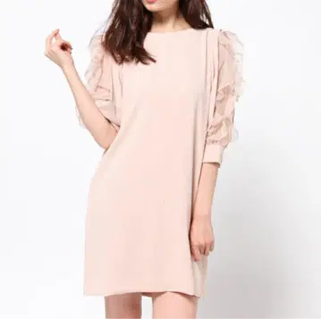 snidel 스나이델 원피스 프릴 쉬폰