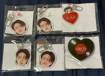 treasure 하루토 캡슐 토이 얼굴 아크릴 키링 희로애락 컴플리트