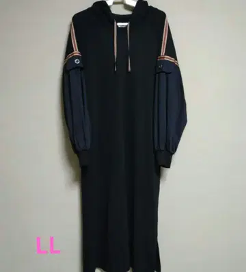 KYOKO HIGA 벌룬 슬리브 후디 원피스 (used)