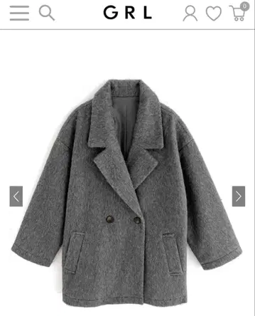 샤기 테일러드 코트 fo1805 GRL