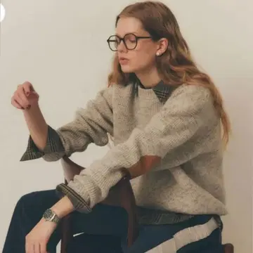 새상품 ELBOW PATCH KNIT PULLOVER SHINZONE