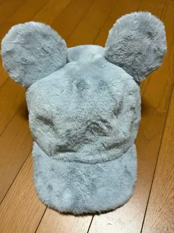 귀 달린 라이트 블루 캡