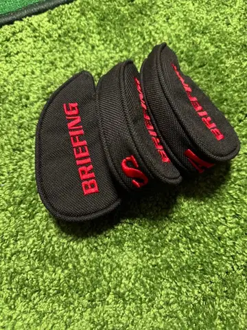 BRIEFING 웨지용 골프헤드커버 3개 세트 미사용 새상품