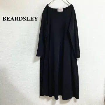 비어즐리 BEARDSLEY 코튼 텐트 원피스 블랙