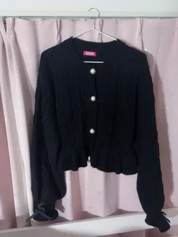 MA*RS MARS 밑단 프릴 숏 가디건