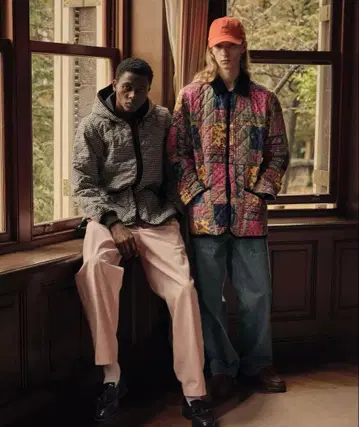 NoahNYC x Lavenham 반다나 프린트 데님