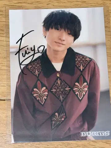 BUDDiiS FUMIYA 사인 포함 브로마이드
