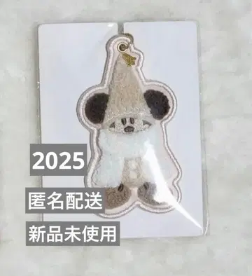 새상품 릴린린 키체인 화이트 베이지 디즈니 크리스마스 크림