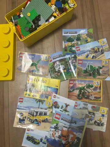 레고 블록 세트 설명서 마인크래프트 Minecraft 마크 LEGO