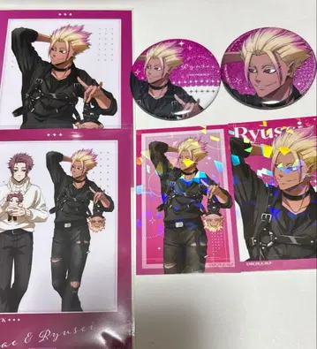 블루 록 마루이 유라쿠초 혜택 홀로그램 캔뱃지 카드 시도 류세이