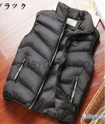 블랙 다운 베스트 XL