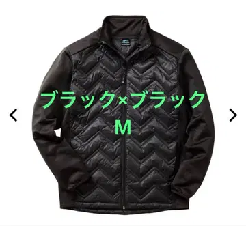 [ 새상품 ] 워크맨 MIX 다운 크로스 쉴드 자켓 M 블랙 x 블랙