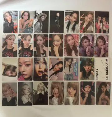 르세라핌 sakura 사쿠라 트레이딩 카드 럭키 드로우