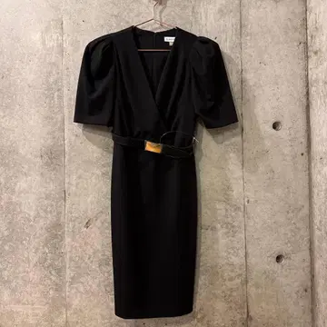 캘빈 클라인 블랙 랩 드레스 S