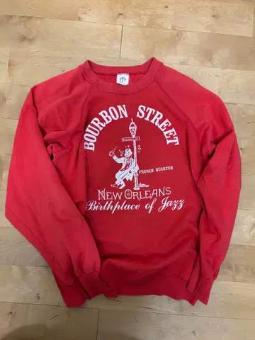 90s 싱글 스티치 맨투맨